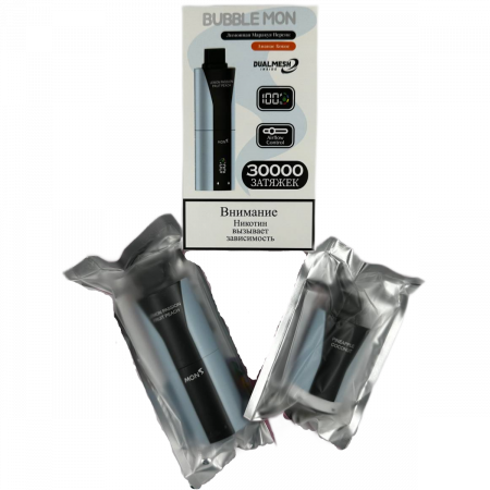 BUBBLE MON BOOSTER DUBLE 30000 Лимонная маракуйя / персик ананас кокос 2%