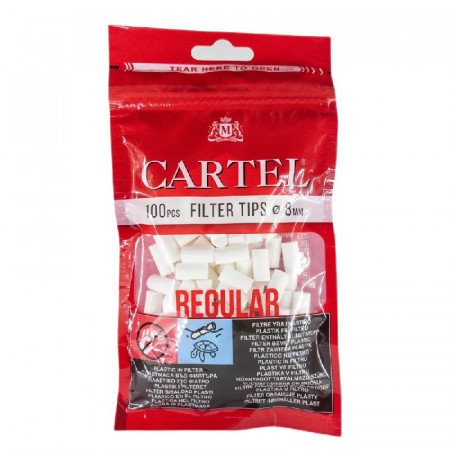 Cartel Regular 8 мм (красные) (100 шт)