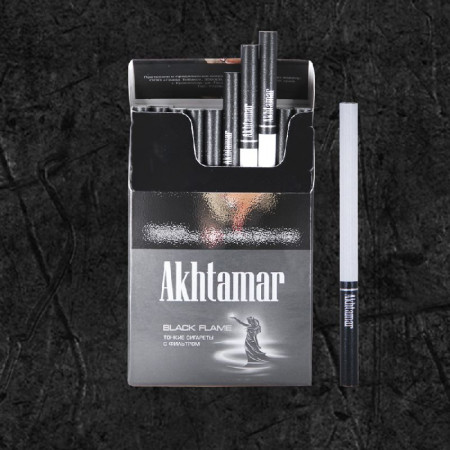 Сигареты Ахтамар Блек Фрейм (Akhtamar Black Flame Nanokings 5.4/84)