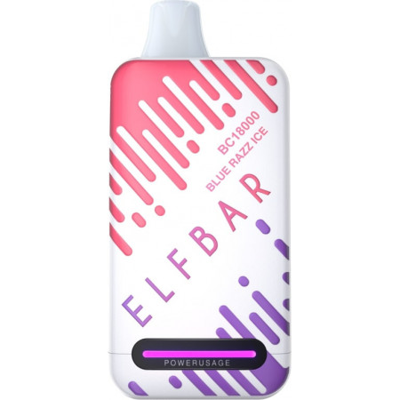 Электронная сигарета Ельф Бар BC 18000 затяжек Голубика Малина лед (Blue Razz Ice)