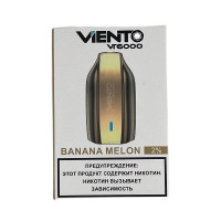 Электронная сигарета Viento VT 6000 - Банан дыня (Banana Melon)